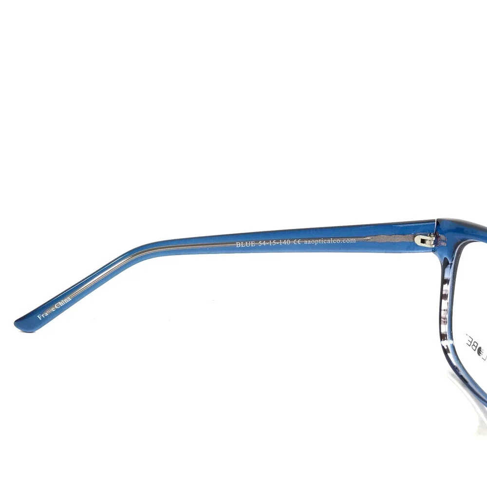 New Globe Eyeglasses Frames L4083 BLUE Transparent Cat Eye Full Rim 54-15-140